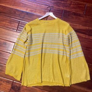 Mustard striped sweater